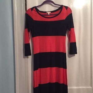 GAP Dresses - Gap three-quarter sleeve striped maxi dress GAP Dresses - Gap three-quarter sleeve striped maxi dress
